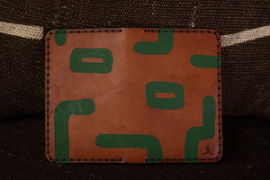 Vertical Card Wallet - Green