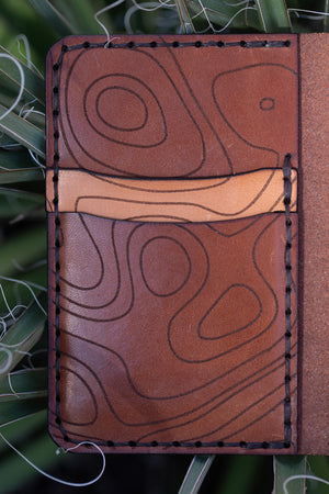 Vertical Wallet - Topo Russet