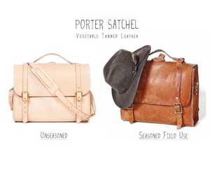 Porter Satchel // Veg tan