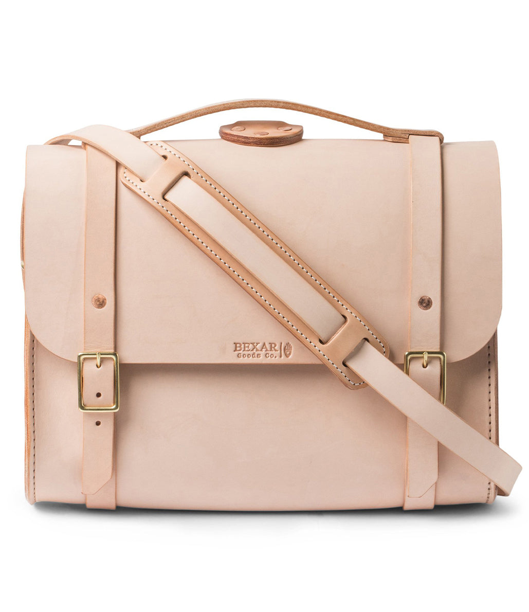 Porter Satchel // Veg tan