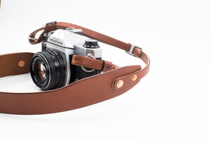 Vagabond Camera Strap // Medium Brown