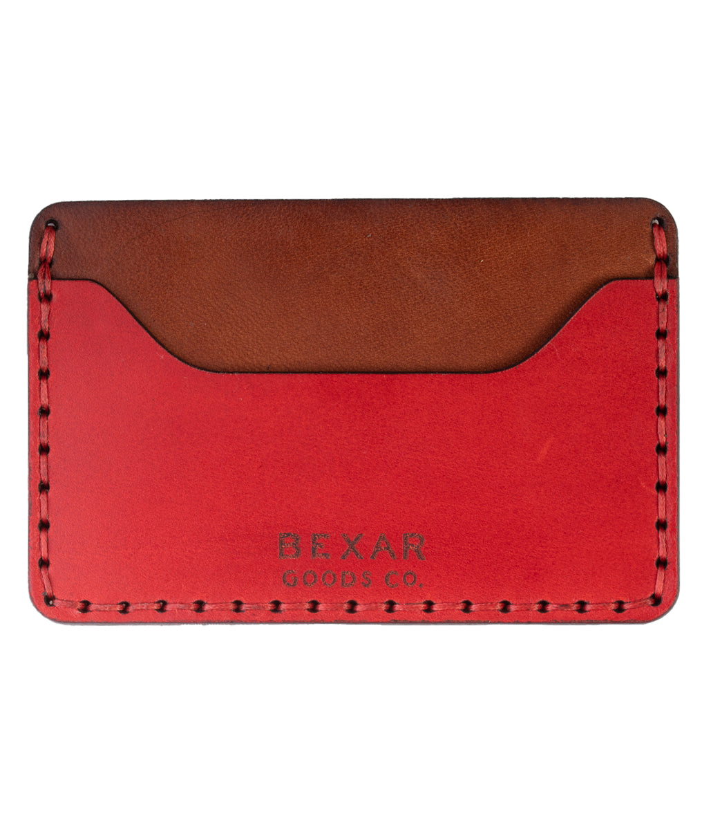Red Leather Bifold small and compact wallet | Valextra